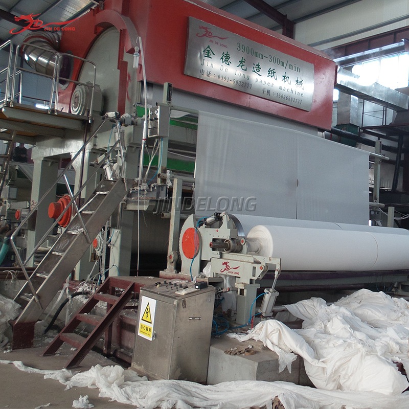 Автоматическая линия по производству туалетной бумаги и салфеток с ежедневным выпуском 10 тонн, высокоскоростная машина для производства сырой бумаги, возможна настройка