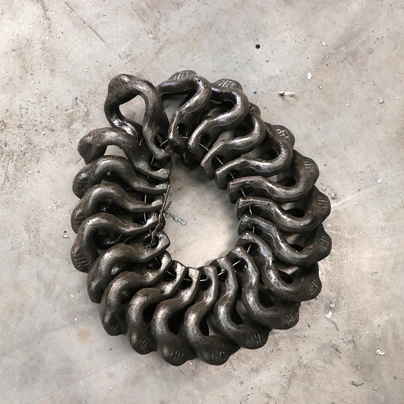 Mining Open-Type Link Ring, Single and Double Hole Connecting Horseshoe Ring for Scraper, Multi-Model Mining Link Ring