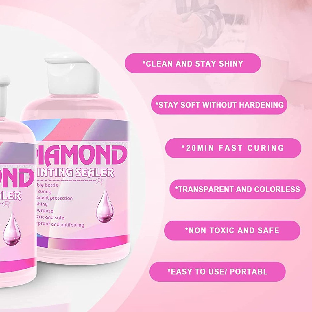 DIY Diamond painting protective agent oil painting sealant glue foreign trade new diamond painting embroidery anti-release brightening agent