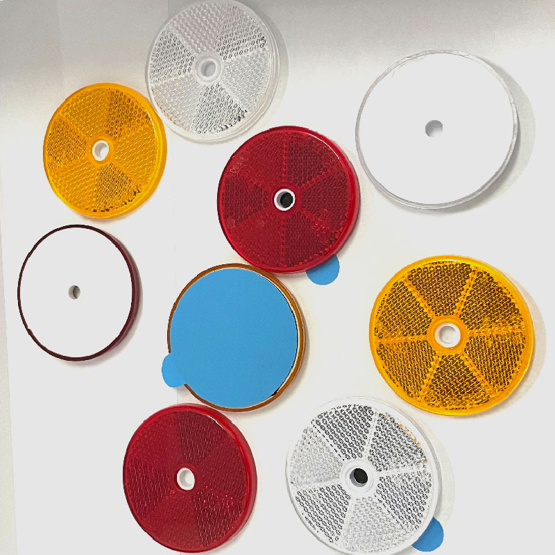 Motorcycle Reflector Electric Vehicle Reflector Harley Reflector E-Mark60Mm Round Reflector