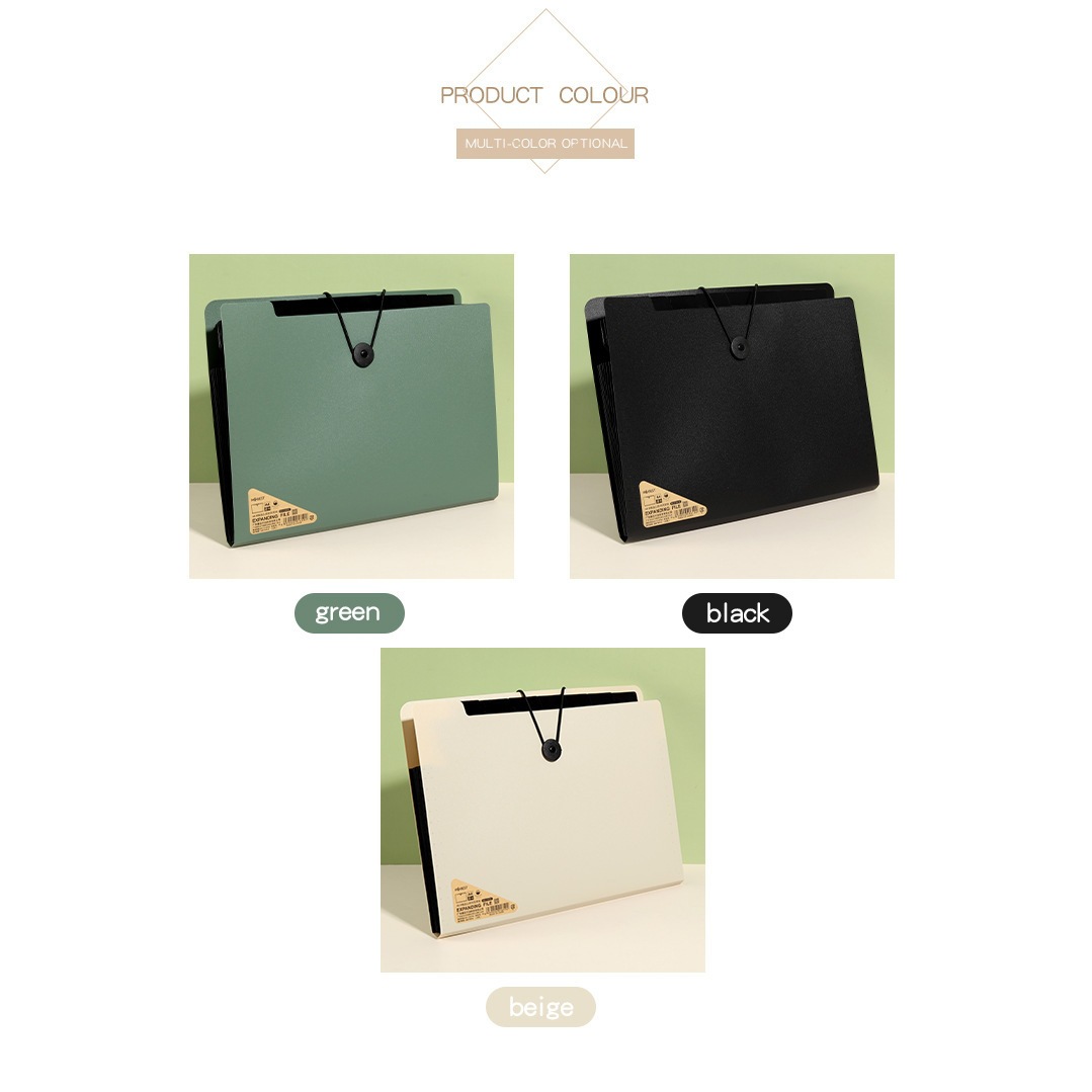 Kobest Kangbai Folder Office Information Document Bag Student Test Paper Folder Cross-Border E-Commerce Exclusive Can Be Labeled