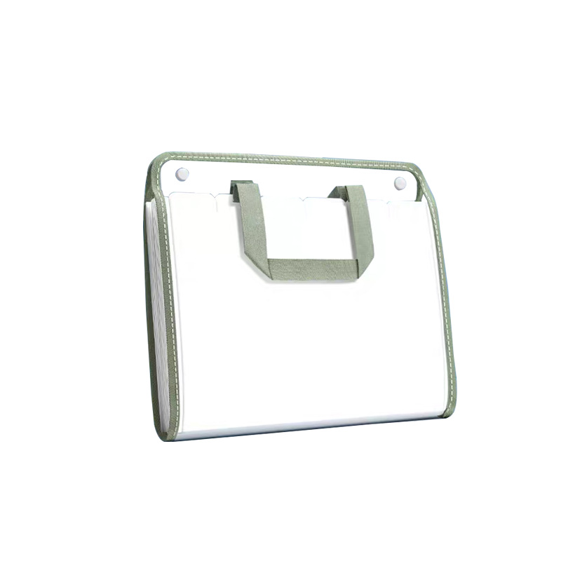 Portable Accordion Bag A4 Folder Test Paper Storage Bag Storage Book Junior High School Student Special File Bag Large Capacity Organization