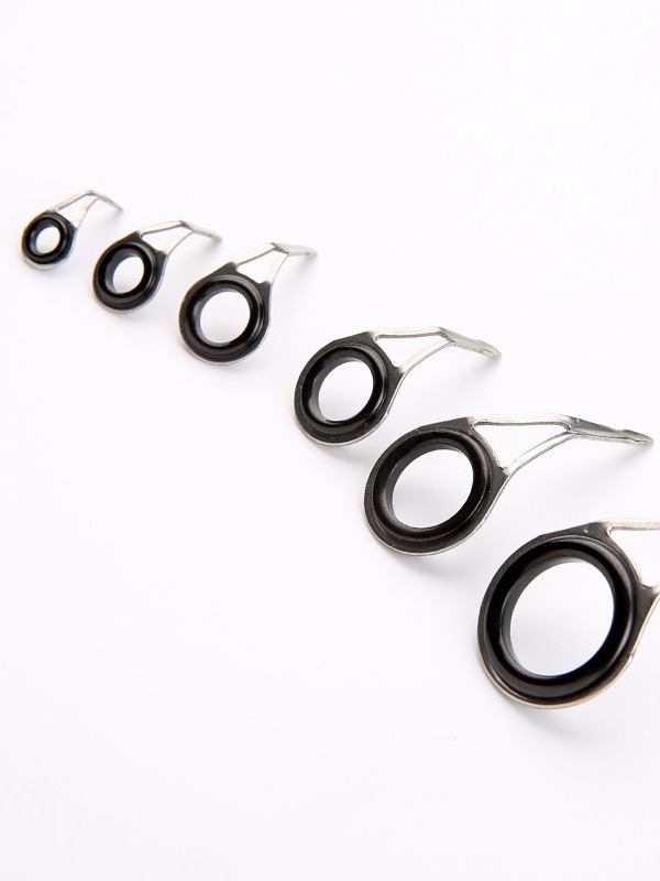 OS metal ceramic guide ring DIY handmade fishing rod accessories stainless steel bracket single foot feet