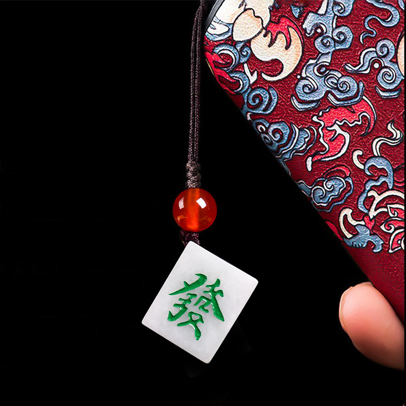 Оригинальный натуральный нефрит A goods удача мобильный телефон подвеска китайский стиль нефритовый брелок ювелирная подвеска для сумки