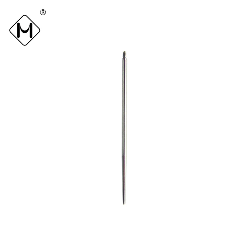 Meishier 316F Stainless Steel Piercing Guide Rod Titanium Steel Auxiliary Piercing Needle External Tooth Guide Needle Internal Thread Piercing