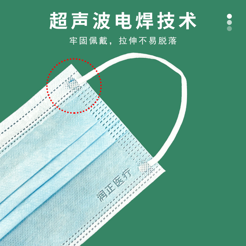Disposable Medical Surgical Masks Individually Packaged Medical Grade Three-Layer Protective Adult Masks Factory Masks Wholesale