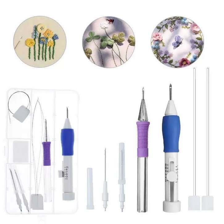 Cross-Border Russian Punch Needle Ab Style Embroidery Handmade DIY Adjustable Punching and Threading Punch Needle Tool