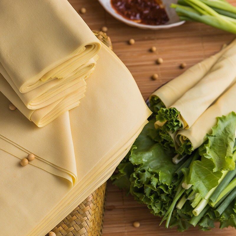 Northeast Heilongjiang Specialty Handmade Brine Dried Tofu Dried Tofu Thousand Sheets of Bean Skin 1 Pound about 10 Sheets Free Shipping 0