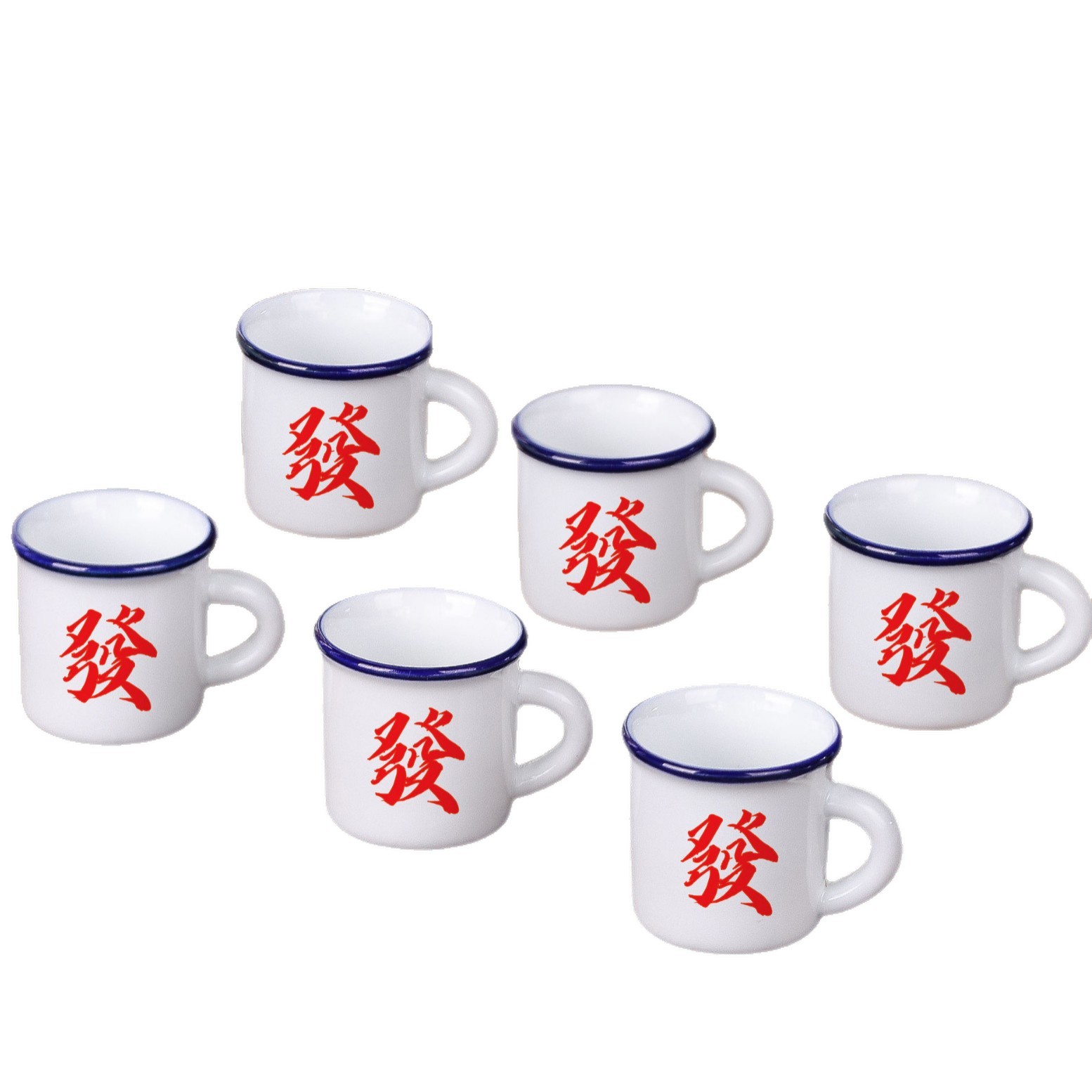 Extra Small Ceramic Cup with Wine Glass, Ultra-Small Nostalgic Cup, Thumb Retro Ceramic Handle, Pocket Wine Cup, Mini Stuffy Cup