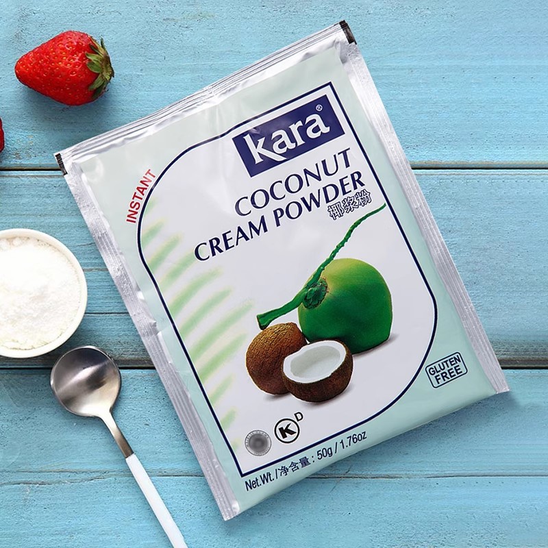 Кара Джиале кокосовый молочный порошок импортированный из Индонезии мгновенный кокосовый молочный порошок для чайных магазинов специальный кокосовый молочный порошок для выпечки маленькая упаковка 50г