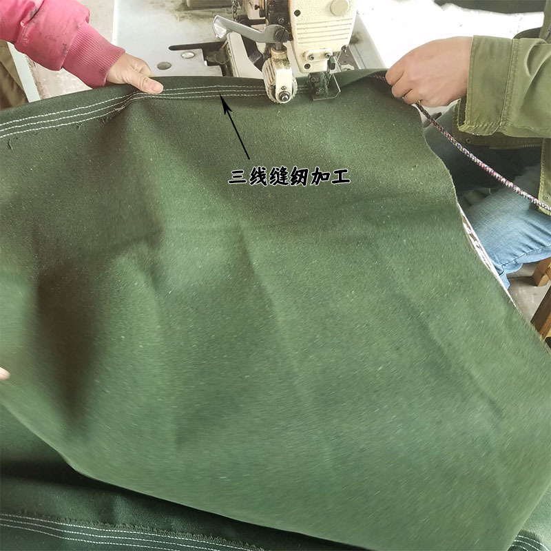 Old-Fashioned Canvas Thickeneded Tarpaulin Dustproof, Windproof and Sunproof Strong and Wear-Resistant Polyester-Cotton Canvas Construction Fence Cover Cloth