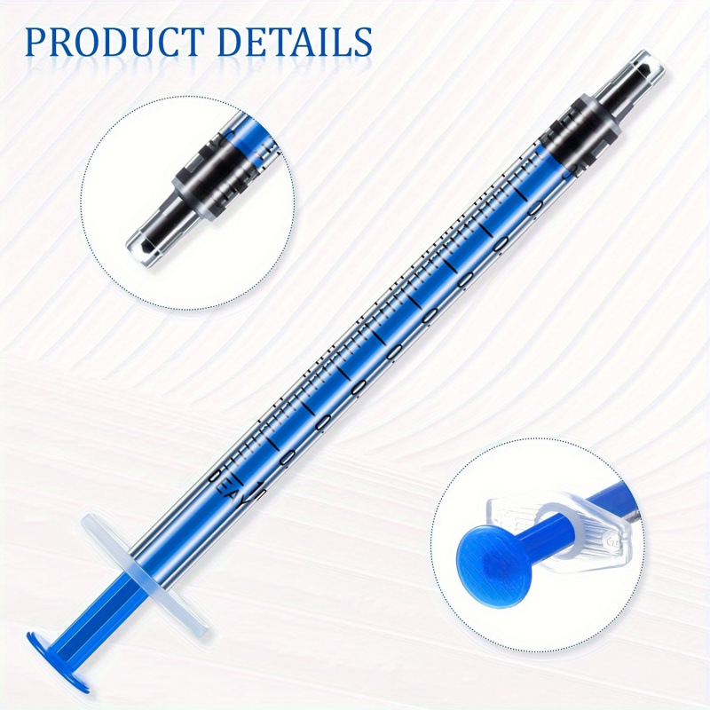 2026 New Cross-Border Dropshipping 100 Packs of 1 ml Sterile Syringes