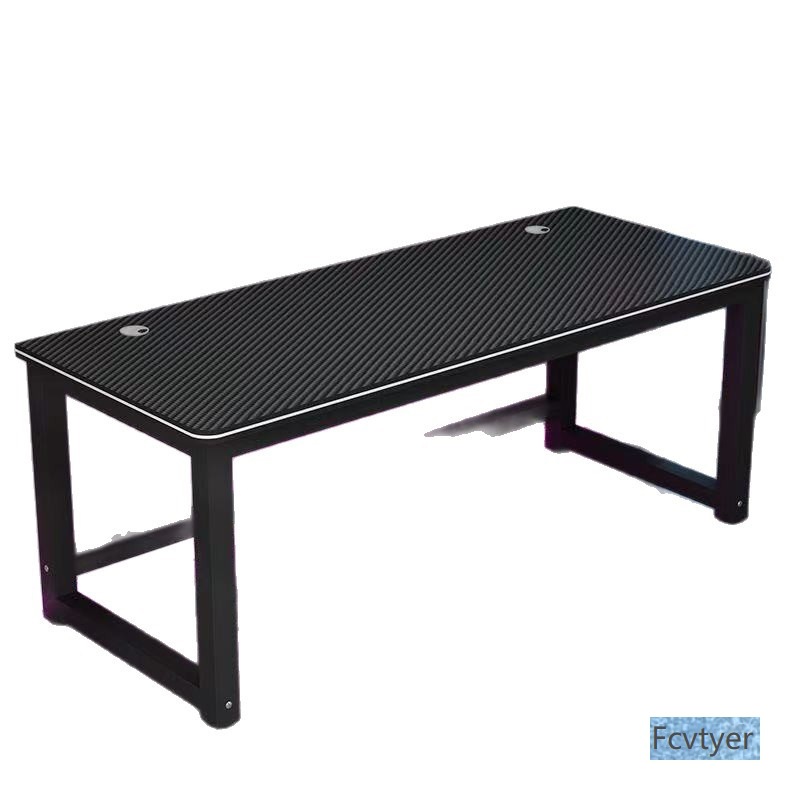 Kailaimei Texture Bedroom Gaming Desk Home Desk Carbon Fiber Coffee Table Net Gaming Desk Game Simple Computer