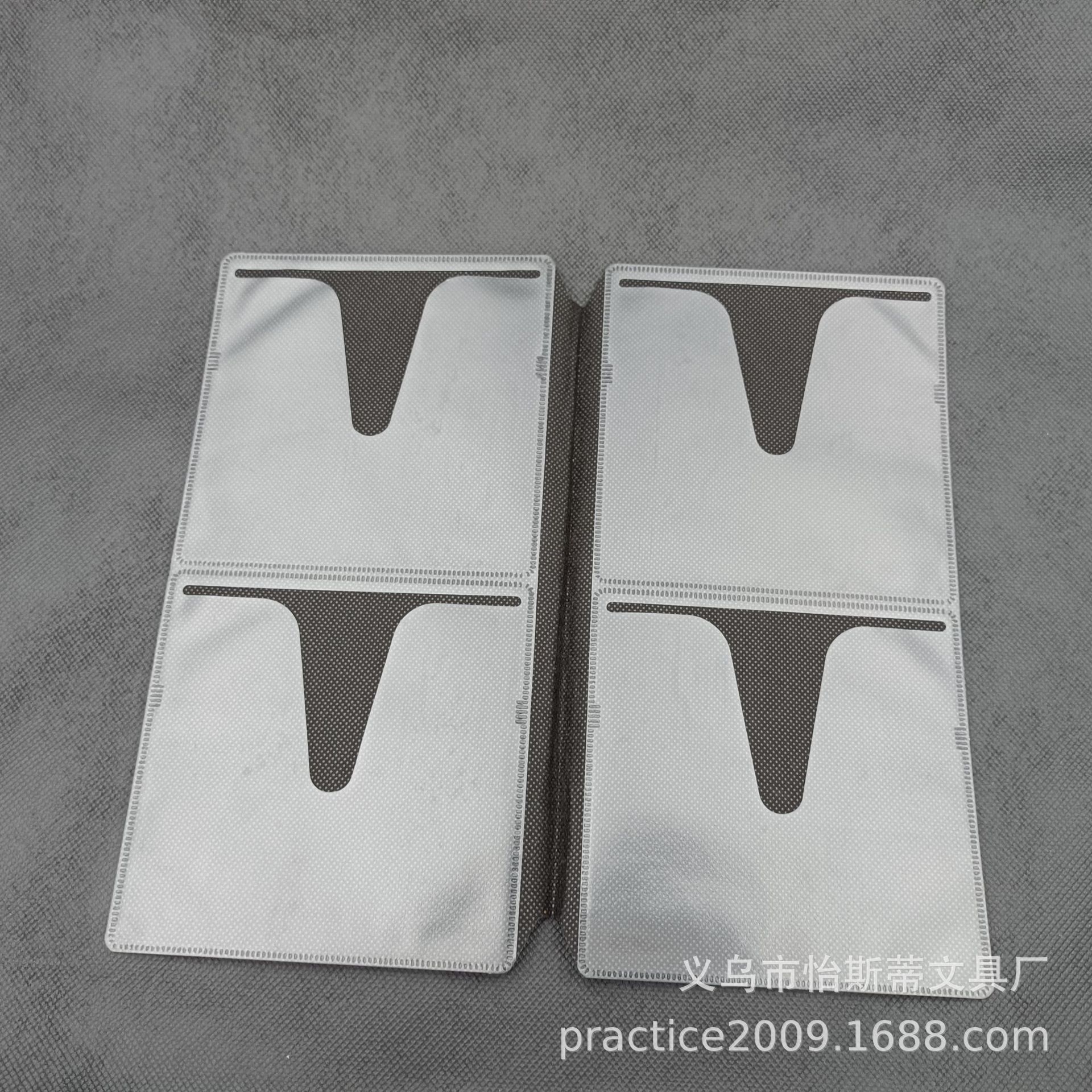 Custom PP transparent film + non-woven fabric inner page storage CD disc CD bag CD box inner page bag CD bag