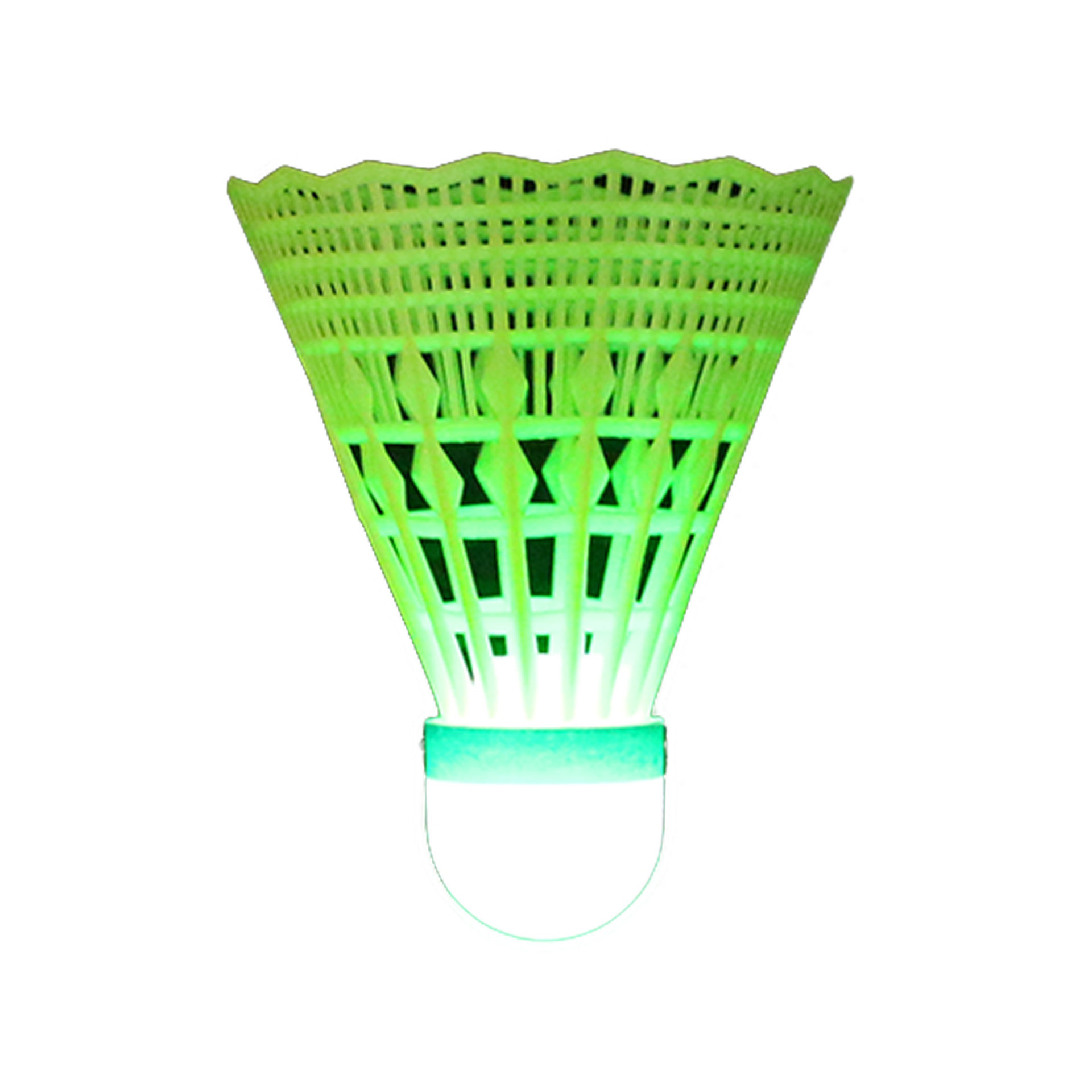 Nylon Ball Head Luminous Badminton Ball Super Durable and Unbreakable Outdoor Fluorescent Bright Plastic Luminous Nylon Ball with Light