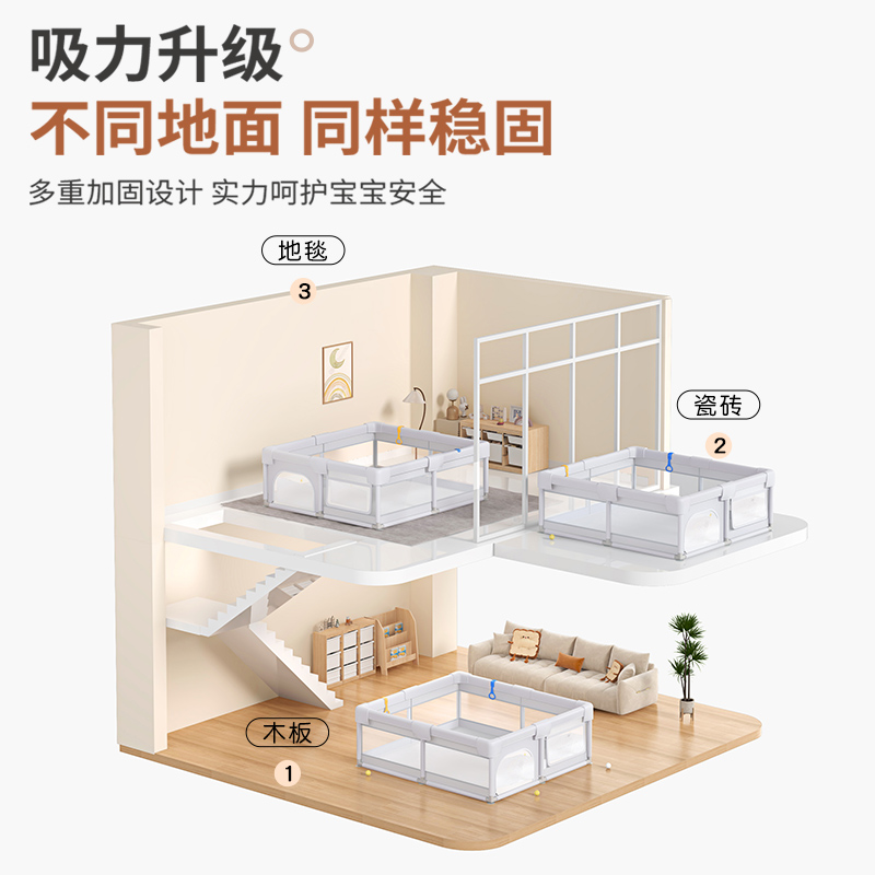 Fence protective fence baby living room crawling toddler fence baby indoor home climbing mat children's play bar