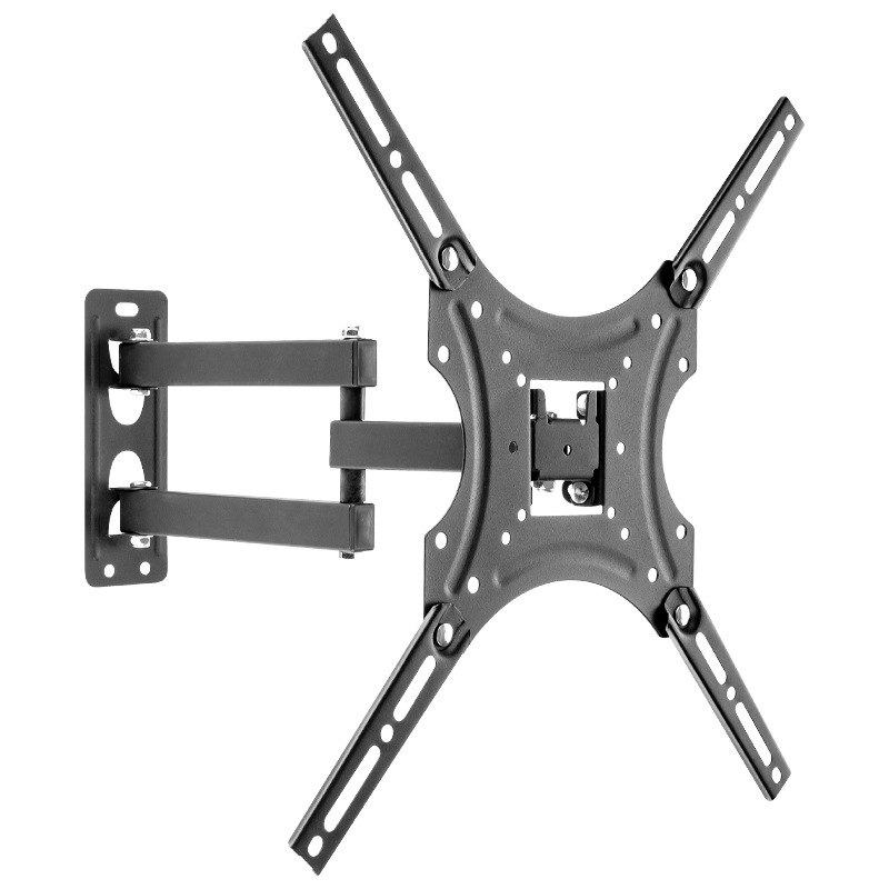 14-55 inch rotating 360 retractable LCD TV bracket universal display hanger function TV hanger cross-border
