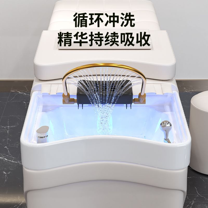 Beauty Bed Thai Head Therapy Shampoo Bed Hair Salon Barber Shop Special Water Heater Fumigation Constant Temperature Water Circulation Shampoo Bed