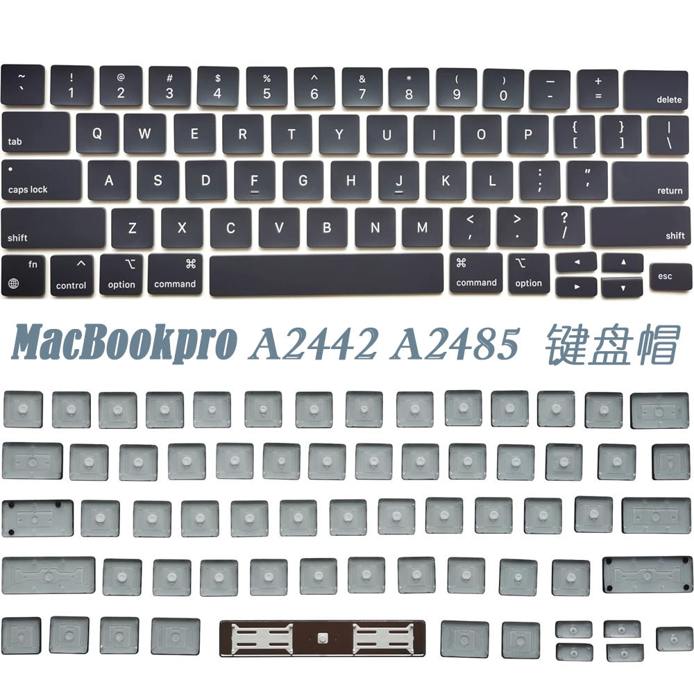 Совместима с клавишами клавиатуры MacBookPro A2442 A2681 A2941 A2485