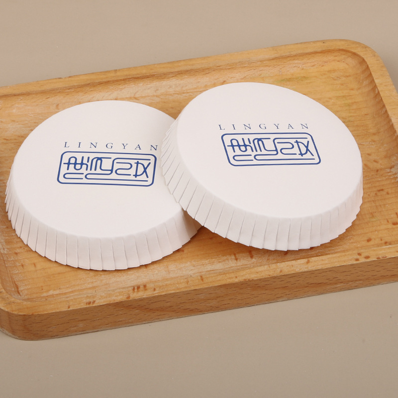 Hotel disposable absorbent coaster cup cover paper cup cover club homestay inn restaurant teahouse a large number of in stock