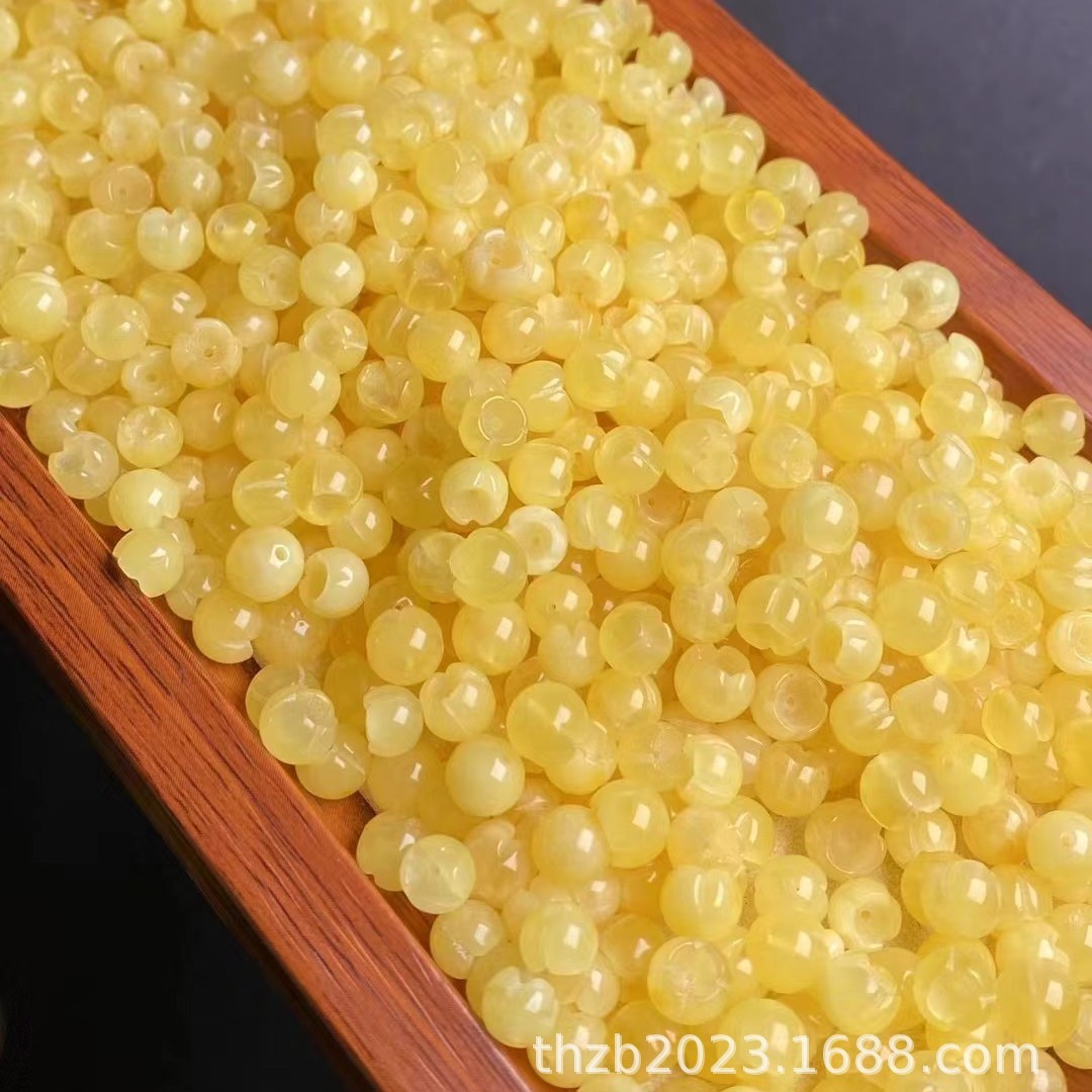 Carved Raw Ore Beeswax Small Osmanthus Red Online Live with DIY Handmade All-match Standard Beeswax Flower Accessories