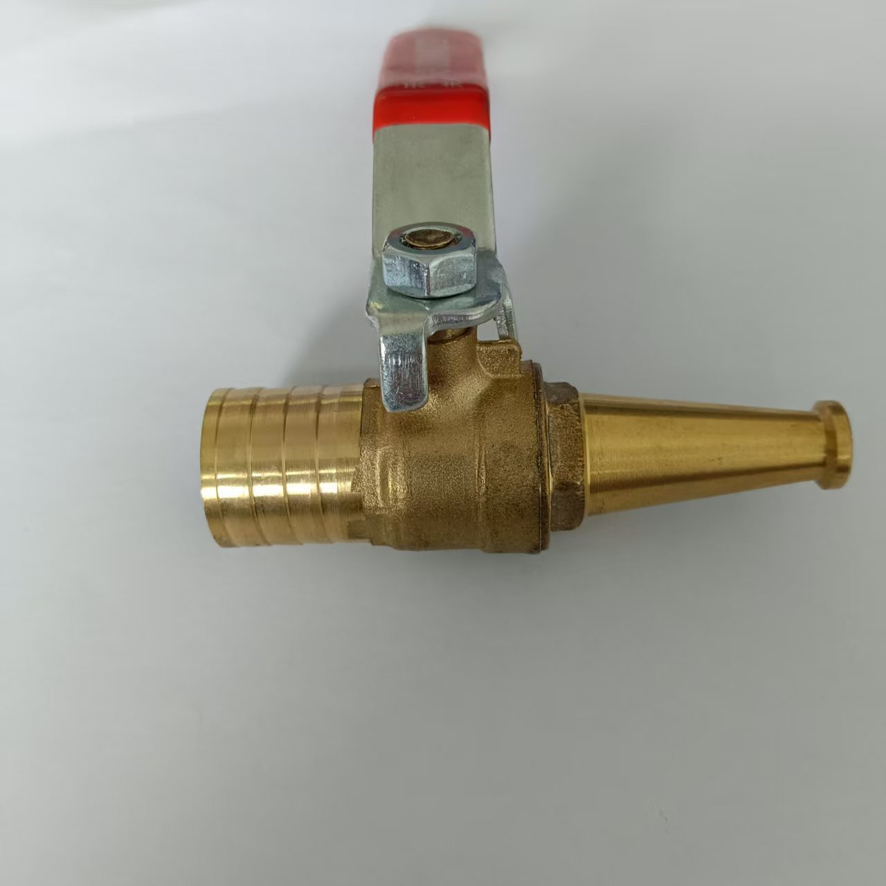 Fire hose reel water gun head self-help reel water gun switch copper nozzle thickened high voltage DC water nozzle