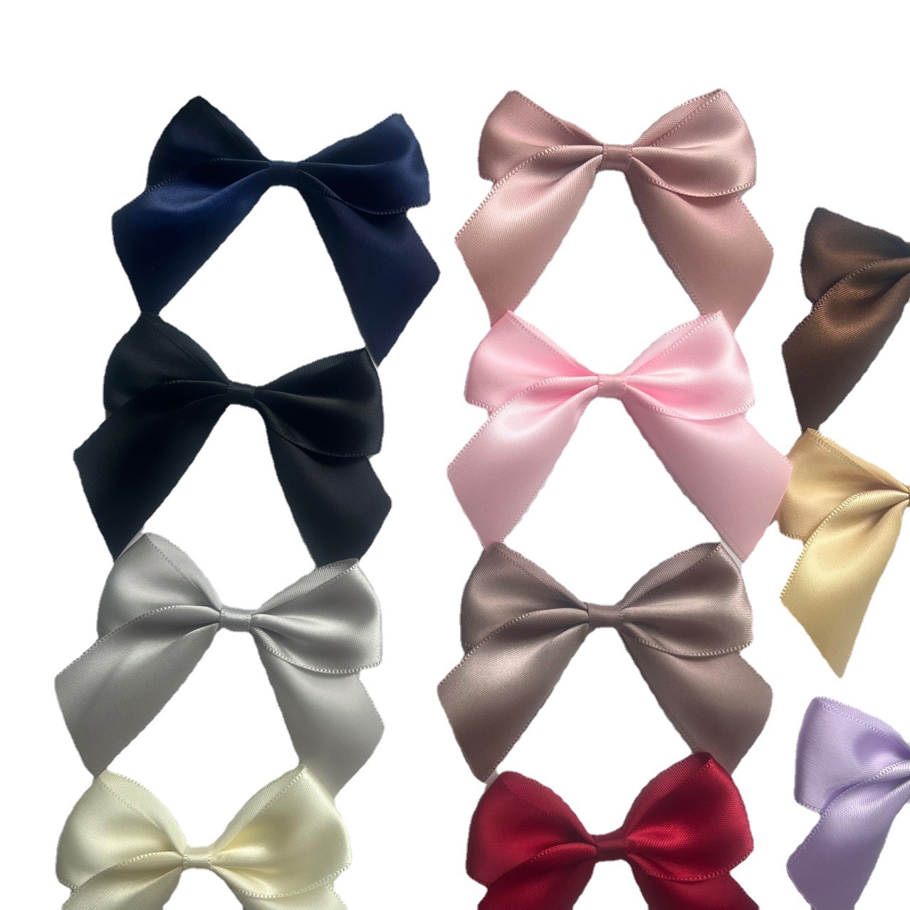 Factory Wholesale Ribbon Bow Clothing Children's Wear Children's Pantyhose Tie Accessories DIY Handmade Jewelry Accessories