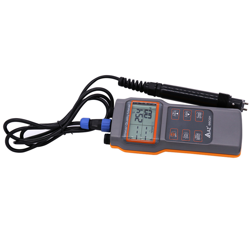 AZ86031 portable PH acidity meter dissolved oxygen conductivity salinity test Taiwan Hengxin brand dissolved oxygen meter