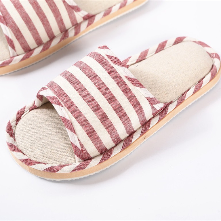 Summer home indoor linen slippers men's cotton and linen home eva slippers women a generation of hair