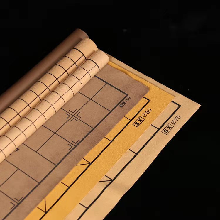 Leather Chessboard Chinese Chess Go Gobang Chess Chess Leather Flannel Foldable Chessboard Customizable