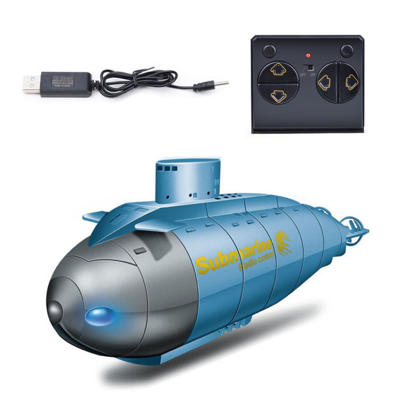 Cross-border mini wireless remote control submarine six-channel remote control boat rechargeable male electric remote control toy boat model