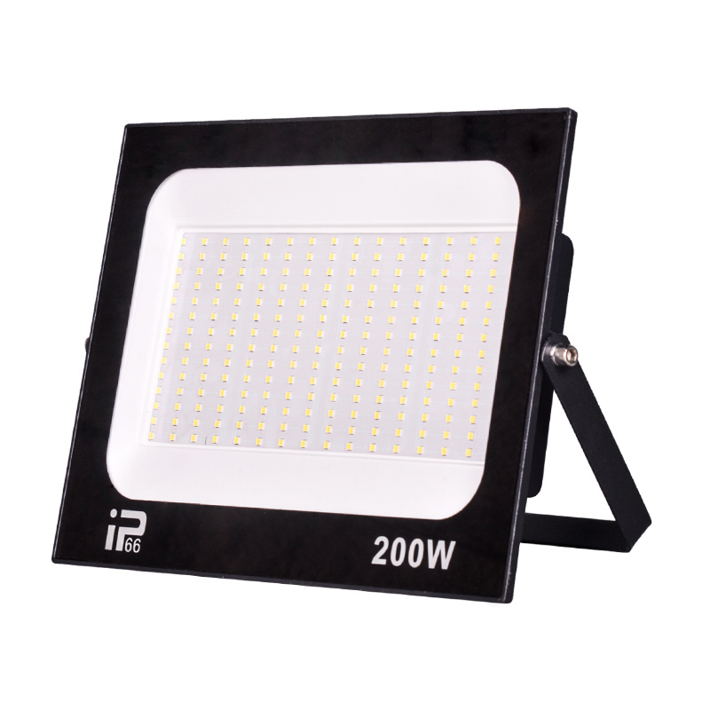Led projection light spotlight outdoor waterproof courtyard construction site 200w searchlight workshop high-power lighting