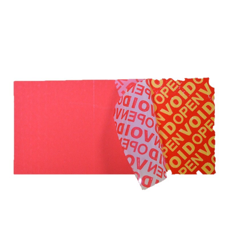 Sealing Label Void Tamper-Proof Sticker Customized Tamper-Proof Flow Change Two-Dimensional Code Label Anti-Counterfeiting Sticker
