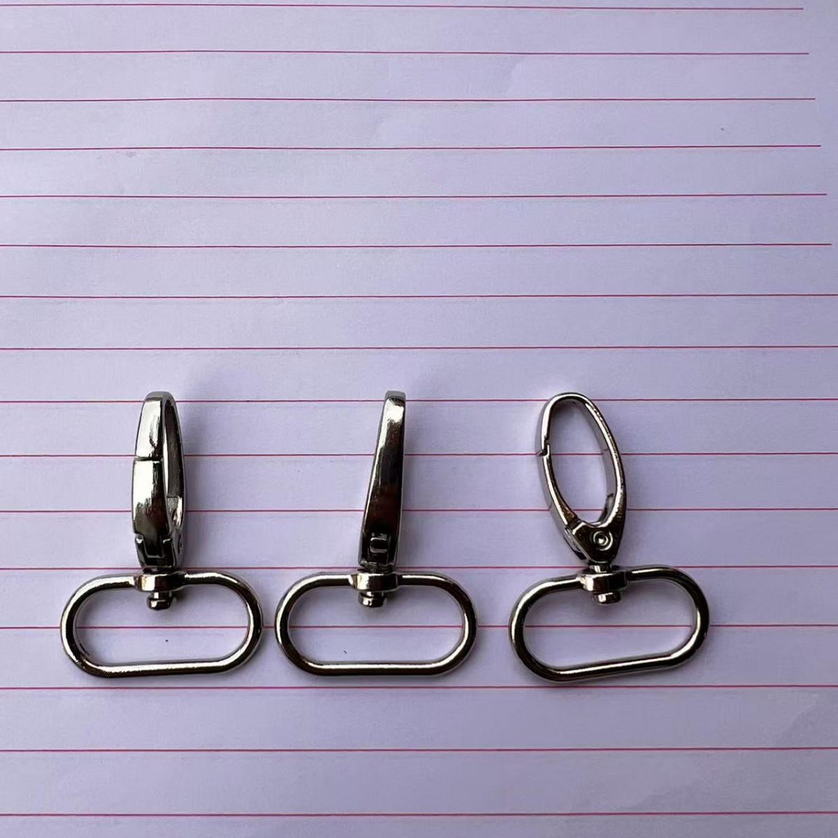 in stock 1 inch thick rugby buckle egg shaped buckle fish mouth buckle zinc alloy hardware buckle luggage hardware lanyard gift hardware buckle