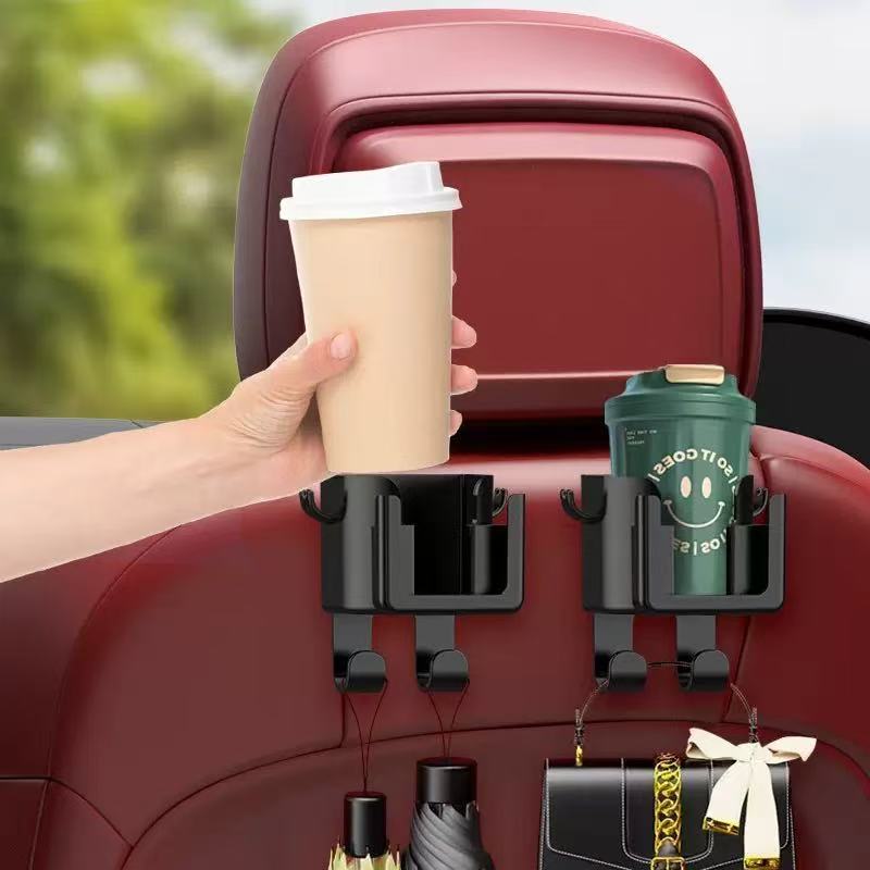 New Car Multifunctional Water Cup Holder Hook Popular Car Rear Pillow Hook Storage Mobile Phone Navigation Holder