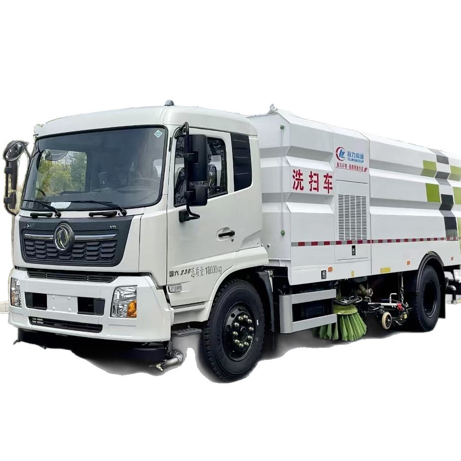 New 18-Ton Sweeping Truck, Road Sweeper, Sanitation Sweeper, Multi-Function Sweeper