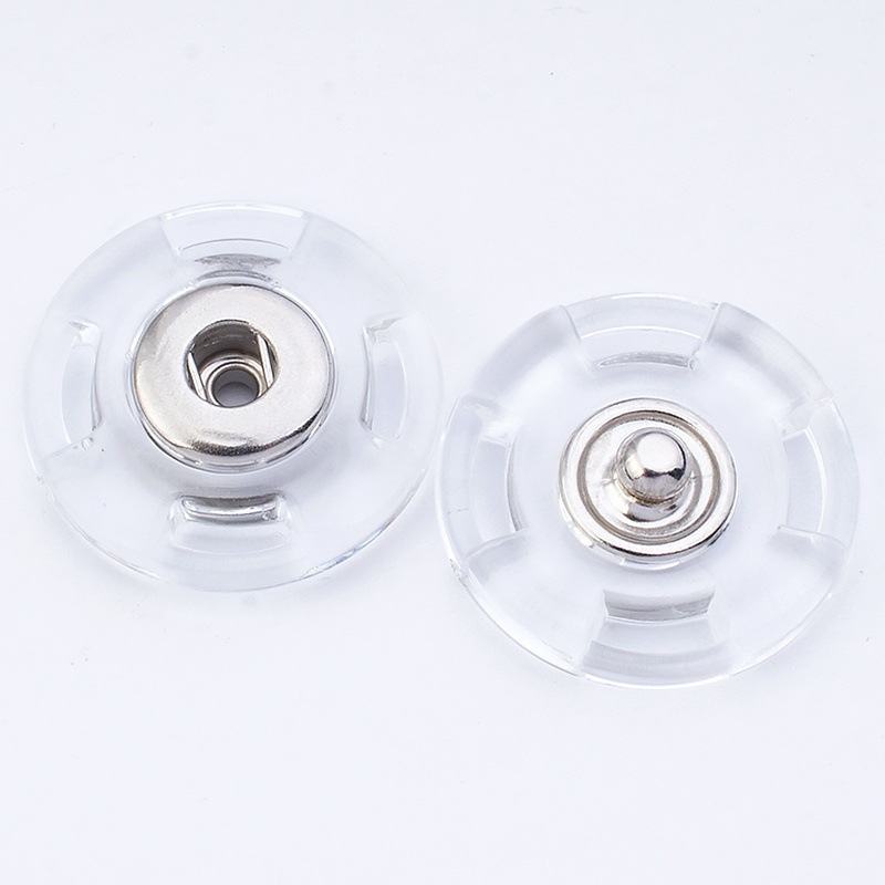 High-End Hidden Button Coat for Baby Girls, Inner Button, Invisible Snap Button, Versatile Transparent Button