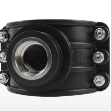 Universal PE steel inner wire increase interface Haff section emergency repair tee quick connector water distribution thread saddle plastic pipe