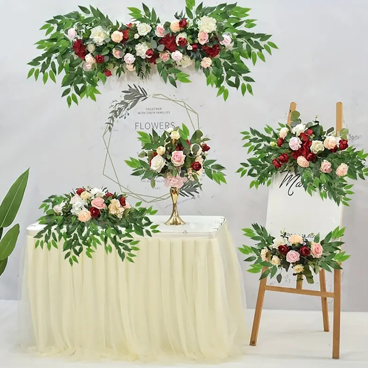 Cross-Border Simulated Green Plants, Eucalyptus Leaves, Home Flower Arrangements, Jujube Leaves, Willow Leaves, Decorative Accessories, Artificial Leaves, Wholesale in Stock