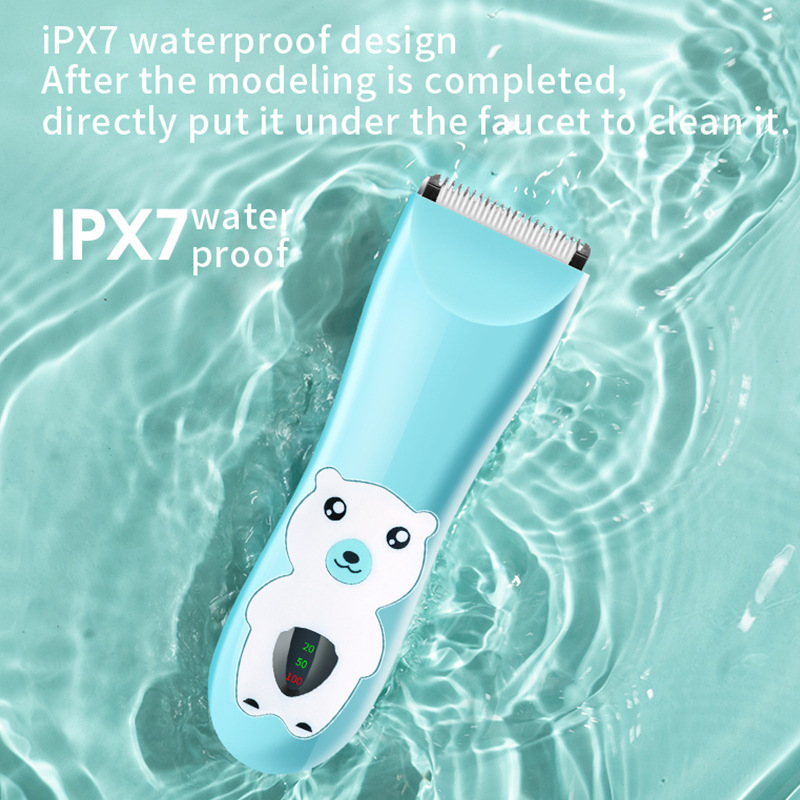 Cross-Border electric baby hair clipper children's Razor electric clippers rechargeable baby electric clippers Barber scissors wholesale