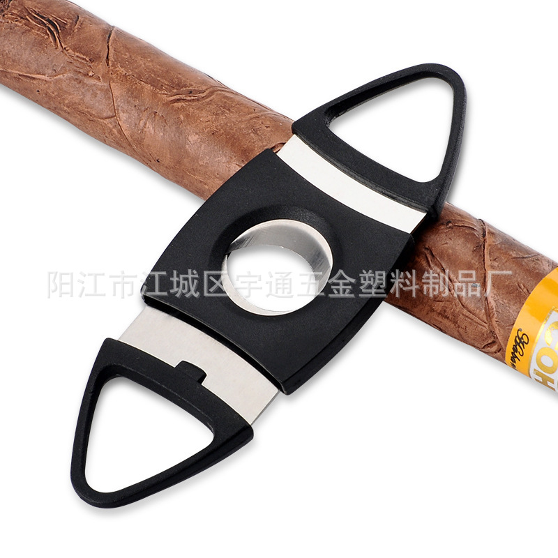 Cigar Scissors Round Head Stainless Steel Sharp Double Blade Cigar Cutter Cigar Cutter Tool Cigar Cutter Cigar Cutter All Steel