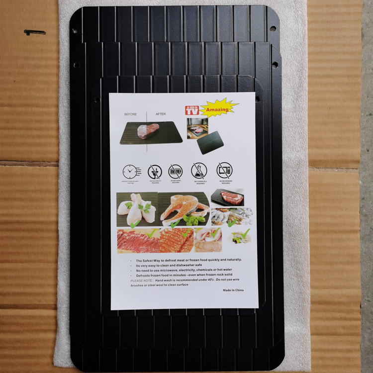 Cross-Border Kitchen Quick Thawing Board Household Meat Defrosting Fast Seafood Steak Defrosting Natural Thawing Plate Chopping Board