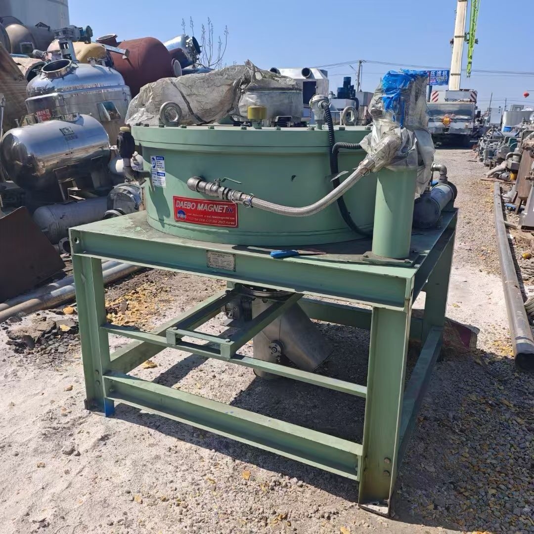 Б/у электромагнитный удалитель железа Dabao Emf-D250S из Кореи, магнитный сепаратор для сухих порошков и суспензий