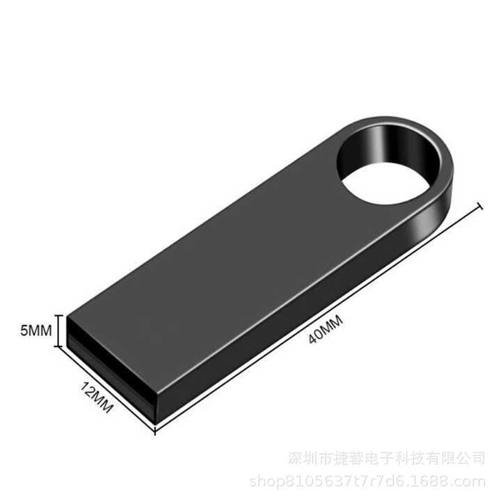 Se9U Disk Shell Long Version Engraved Logo Zinc Alloy Material Multi-Color Optional Metal Shell Wholesale