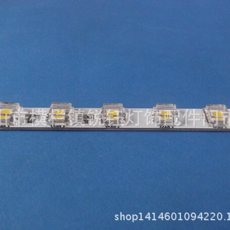 Waterproof Lens 5050 Smd Light-Emitting Angle 180 Degrees Hard Light Strip Pc Material Glue-Filled Lampshade High Light Transmittance Led Light