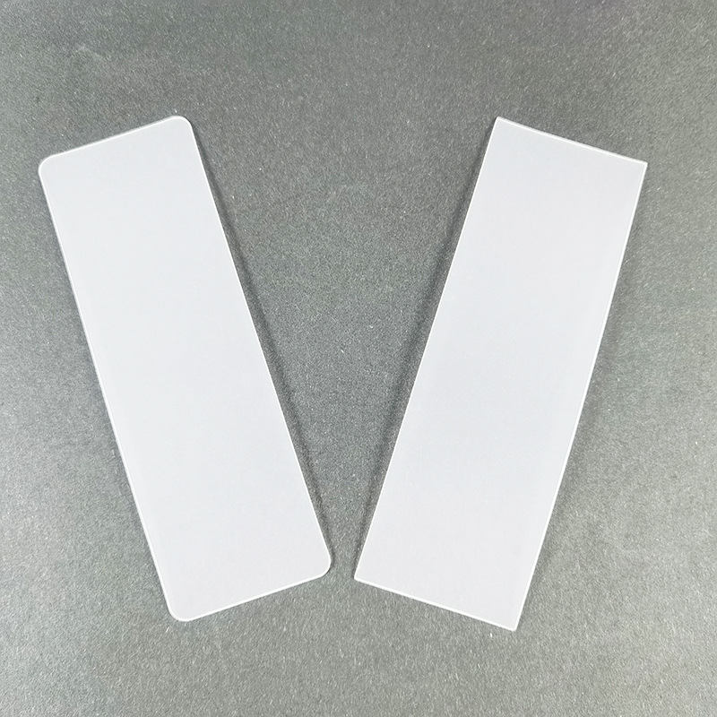 60 silk tape sub-packaging board 5*15CM rounded corners and paper tape sub-packaging sheet 3 color grid printing thickening