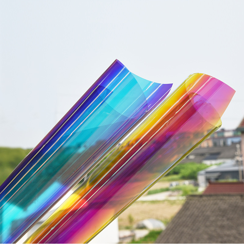 Цветная пленка, стеклянная пленка, фантомная пленка, лазерная наклейка, цветная градиентная пленка, цветная пленка, пленка с изменением цвета