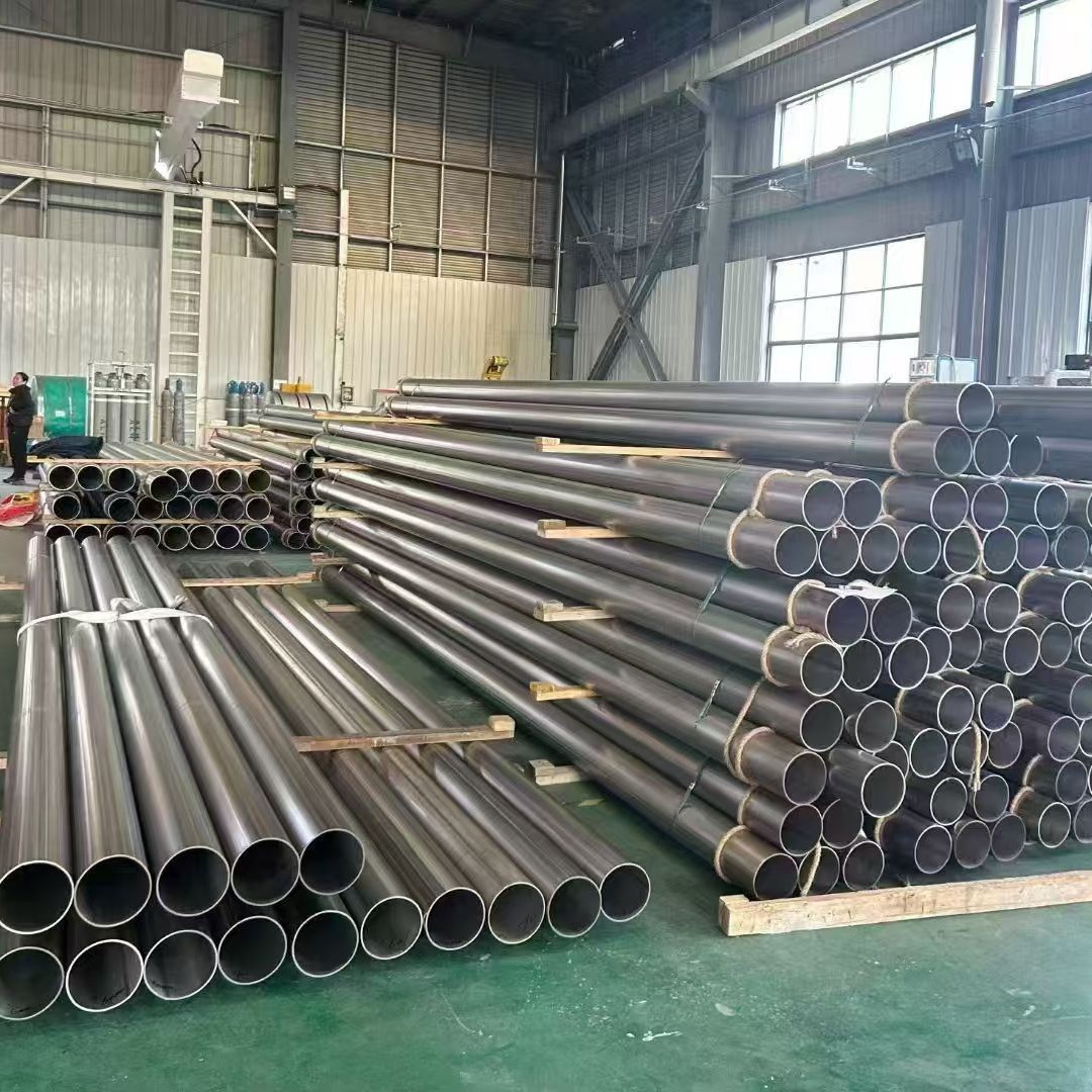 Titanium Welded Pipes Titanium Alloy Welded Pipes Industrial Large Diameter Titanium Alloy Pipes Sufficient Stock Various Specifications and Sizes