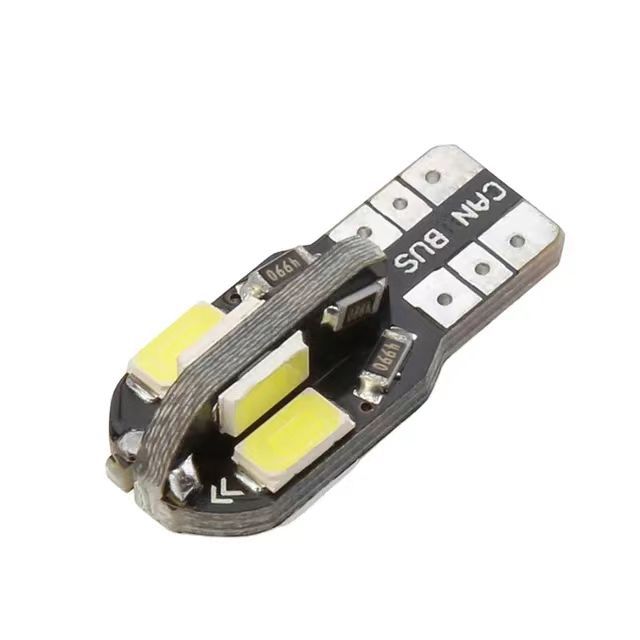 Car Led T10 Bulb W5W 5730 8Smd Decoding Reading Light Canbu Width Indicator Light License Plate Small Light