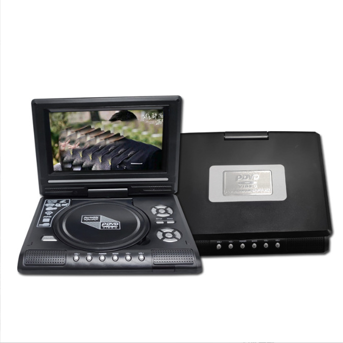 Cross border hot sale 7.8 inch mobile dvd Player HD portable EVD small TV Mini CD player